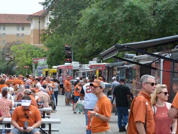 There were tons of food trucks with any local taste you have a hunger for.