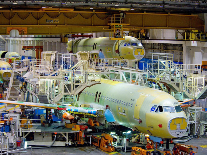 The A320 is produced at four final assembly plants located in Toulouse, France;...