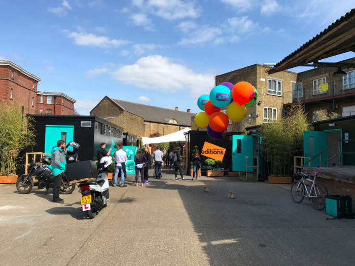 April 2017: Deliveroo unveils Deliveroo Editions, pop-up kitchens for established restaurants that help them deal with takeaway requests.