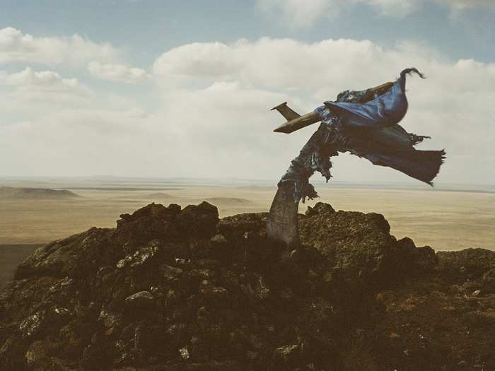 Last year, he climbed to the top of Shilin Bogd, the highest peak in the northern city of Sukhbaatar. Staff from the Ulaanbaatar airport placed an iron statue of an airplane there and wrapped it in a ceremonial scarf for good luck.