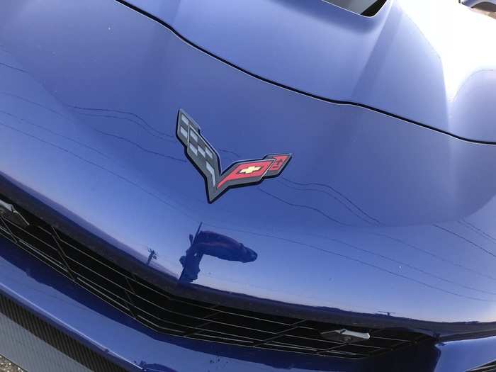 Even the Corvette badge fades into the frightening dynamic of the ZR1