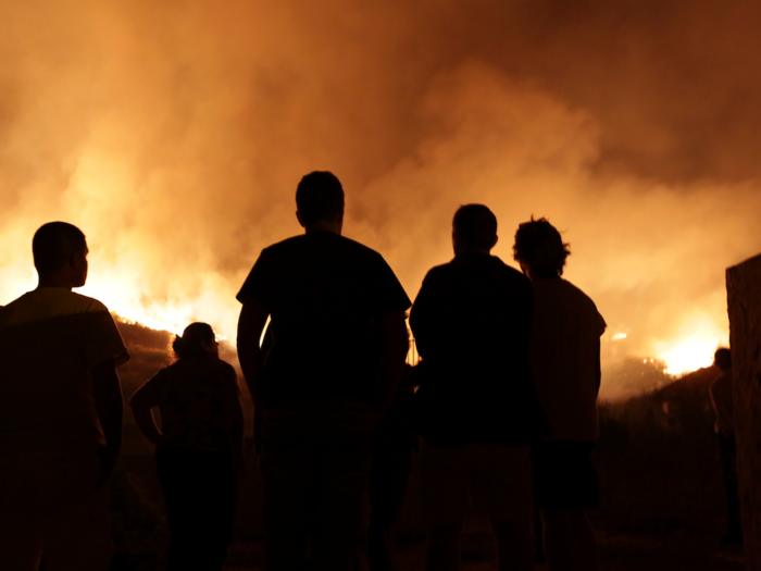 Air pollution from wildfire smoke kills around 15,000 people per year in the US, through heart disease, lung disease, asthma, and other respiratory problems.