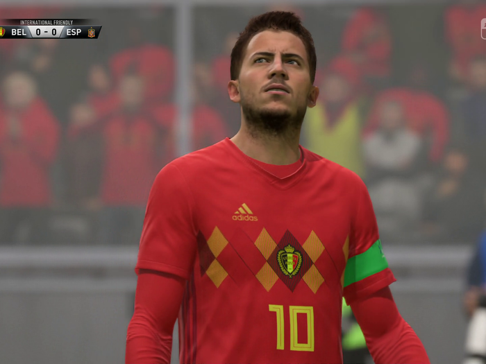 6. Eden Hazard - Belgium/Chelsea FC - 91 Overall