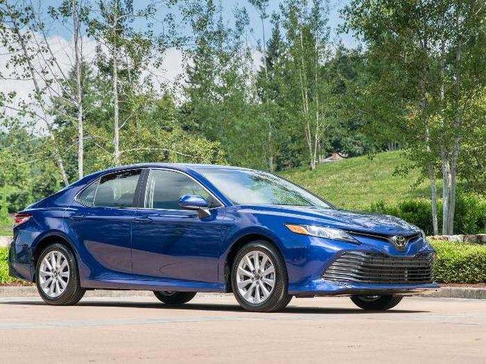 2018 Toyota Camry: According to Cars.com, the Camry has "easy-access lower latch anchors" that make a difference in car seat installations.