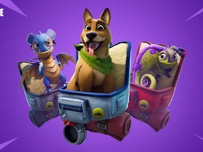 "Fortnite" Season 6 introduces pets — meet Scales, Bonesy, and Camo.