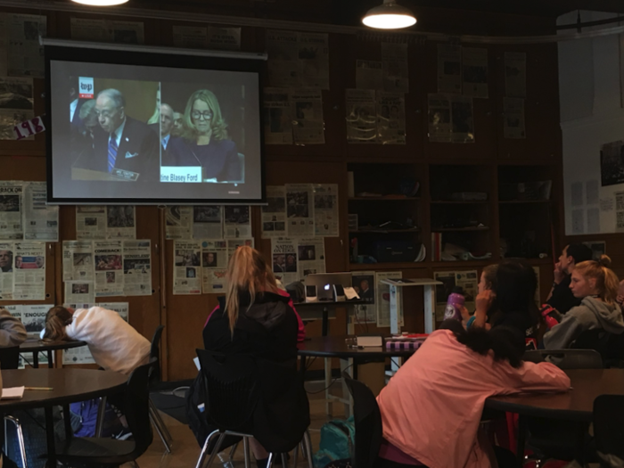 The assignment of the day for a journalism class at duPont Manual High School in Louisville, Kentucky was watching Ford