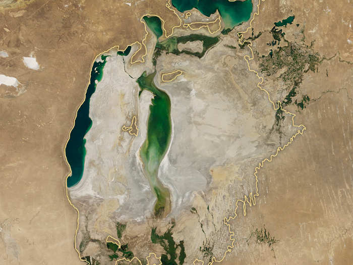 Efforts to recover and preserve some of the Aral Sea