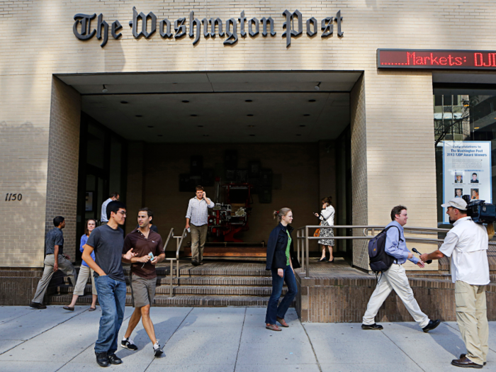 In 2013, Jeff Bezos acquired The Washington Post for $250 million.