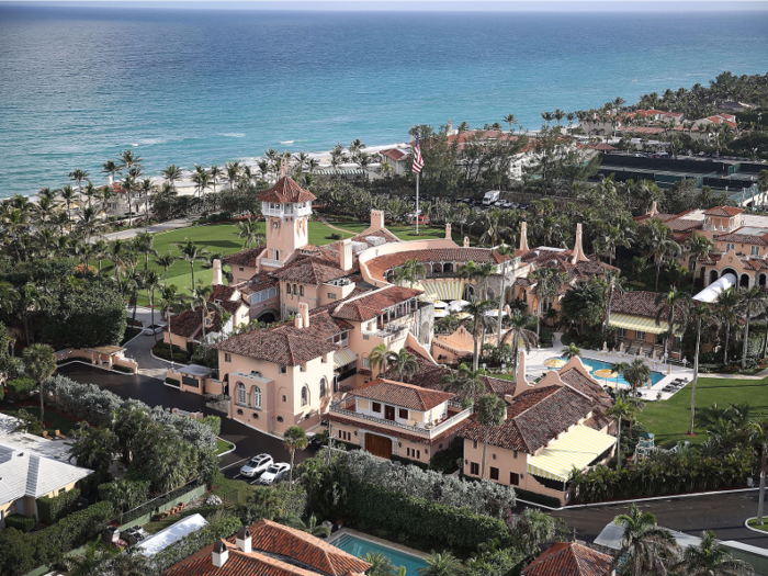 A real estate tycoon, Trump has residences in Trump Tower in New York; Mar-A-Lago in Palm Beach, Florida; Beverly Hills; and Bedford, New York.