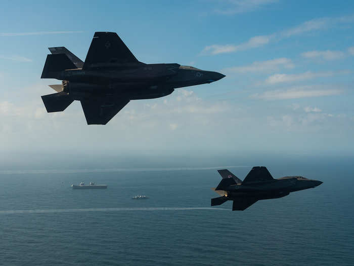 The Queen Elizabeth left Portsmouth in August, heading to the Atlantic, where the trials are taking place. Royal navy Cmdr. Nathan Gray became the first British pilot to land an F-35 on the carrier, followed by Royal air force squadron leader Andy Edgell. Afterward, Gray became the first pilot to take off on the ship