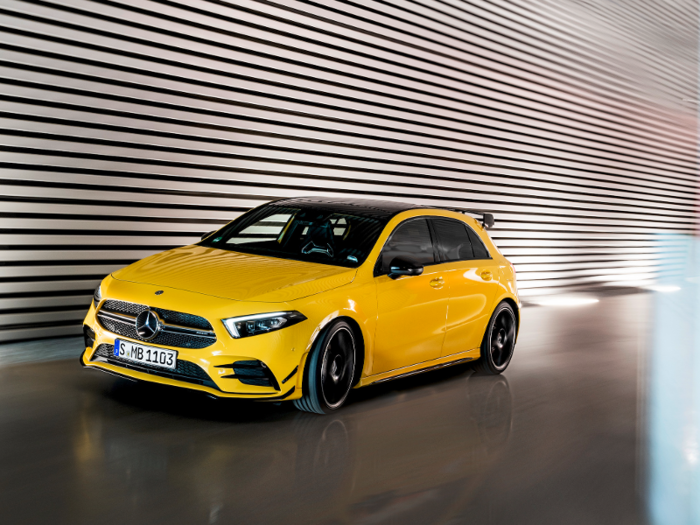 The Germans will be there in force as well. The Mercedes-AMG A35,...