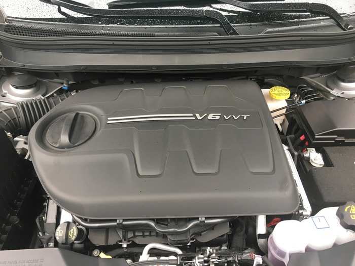 The naturally aspirated V6 was smooth and powerful. We