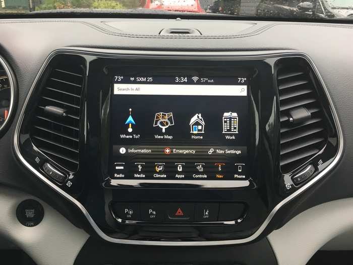 Uconnect can also be had with a built-in navigation system. FCA