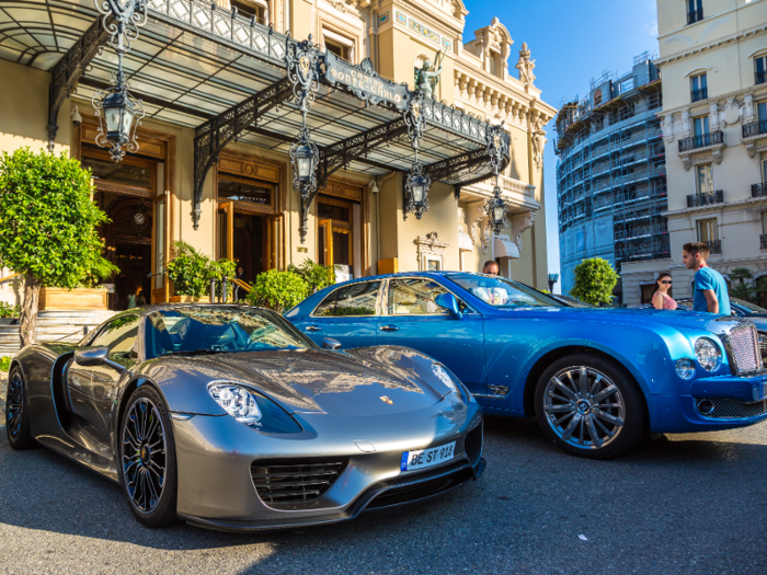 Luxury cars are a common sight in Monaco, with the sounds of drivers loudly revving their engines often heard around town.