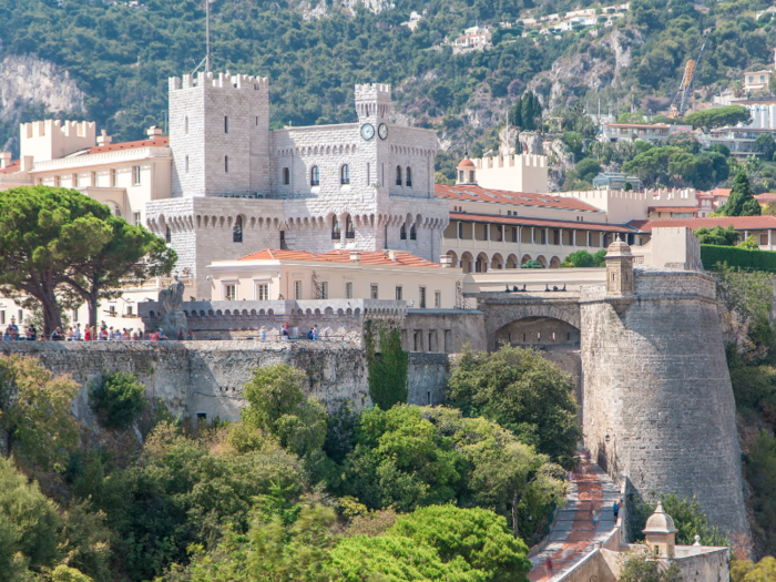 Residents are usually in close proximity to royalty. The Monaco royal family lives at the Prince