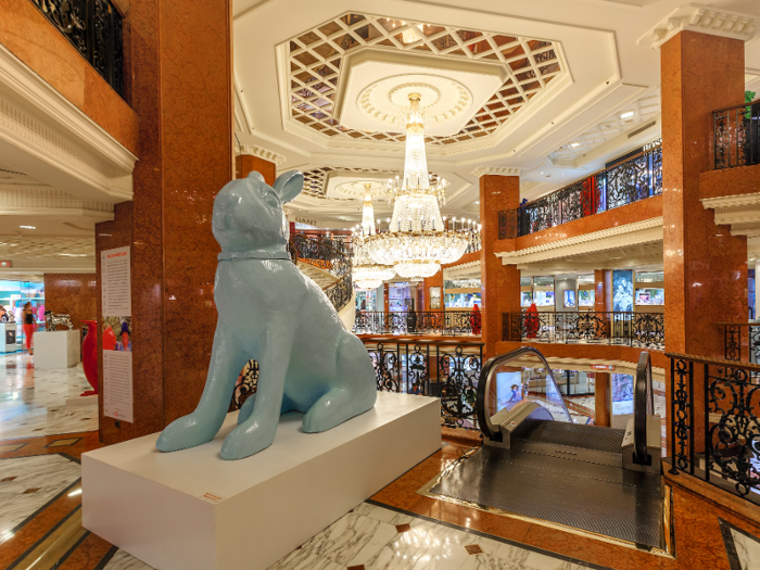 The people of Monaco can shop at one of the 80 stores found in the luxurious Metropole Shopping Center ...