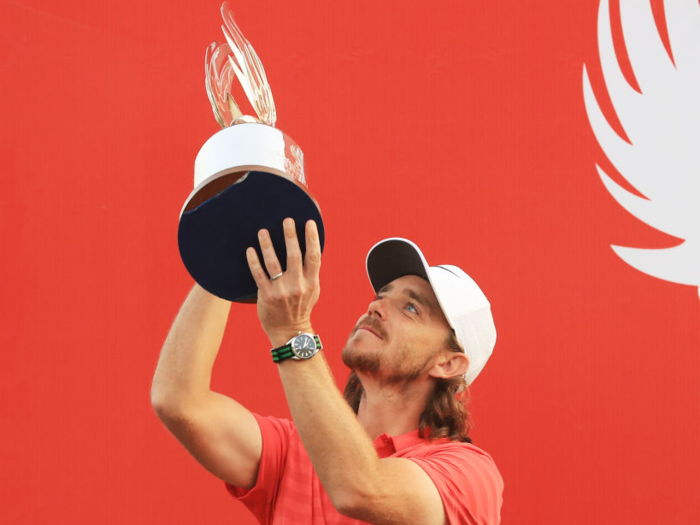 Tommy Fleetwood, Omega Seamaster Co-Axial Master Chronometer — $4,600