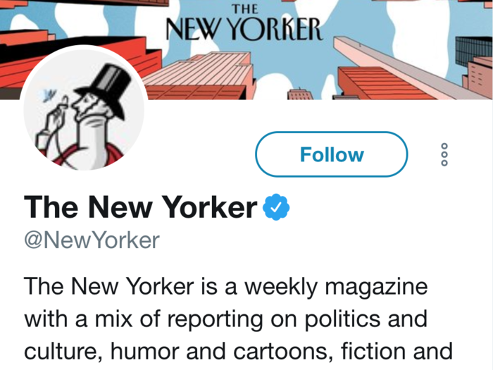 67. The New Yorker, the magazine that offers essays, commentary, criticism, and cartoons