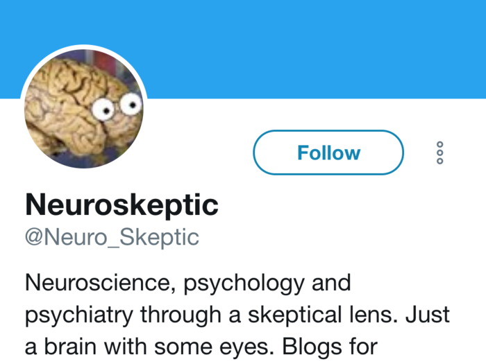 60. Neuroskeptic, an anonymous science blogger and British neuroscientist