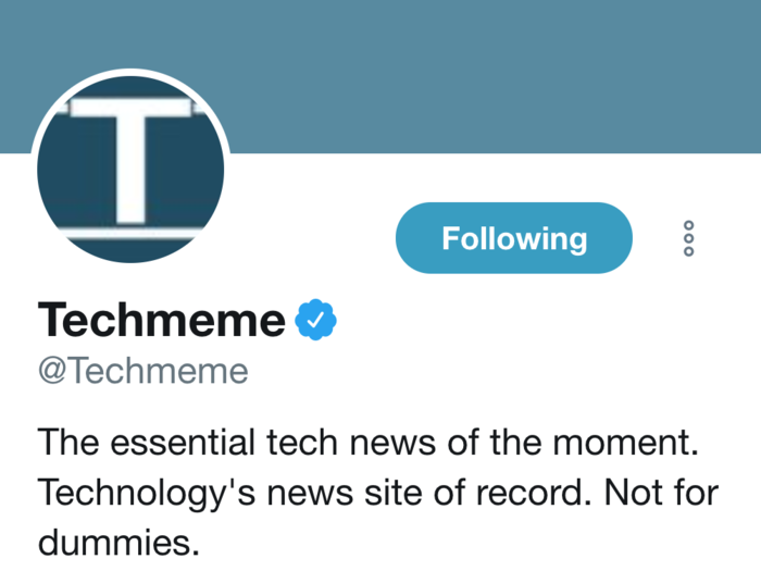 58. Techmeme, which highlights notable news in technology