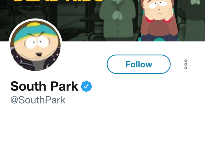 42. South Park, the animated Comedy Central show that satirizes celebrities and culture