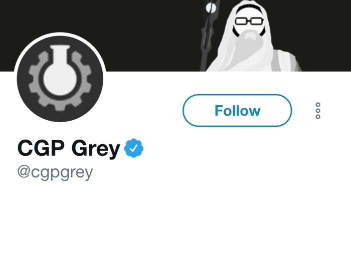 25. CGP Grey, a YouTuber and podcaster