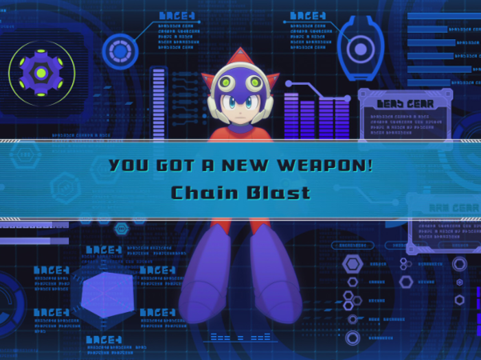 Special weapons change Mega Man