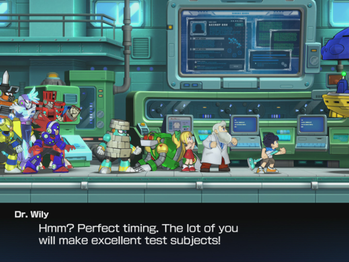 In "Mega Man 11," the bosses start out as Mega Man