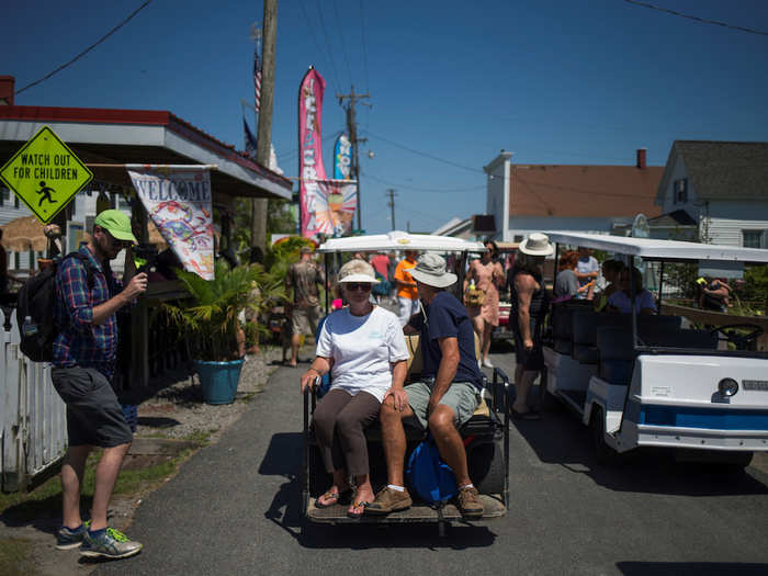 The islanders can be wary of visitors, who mostly show up to see a glimpse of life from bygone times.