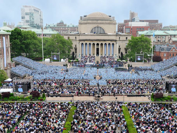 5. Columbia University - New York City, New York (2.5%)