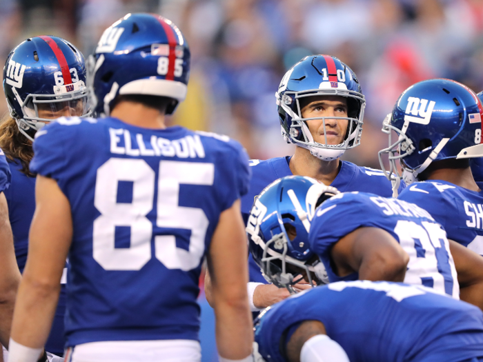 30. New York Giants