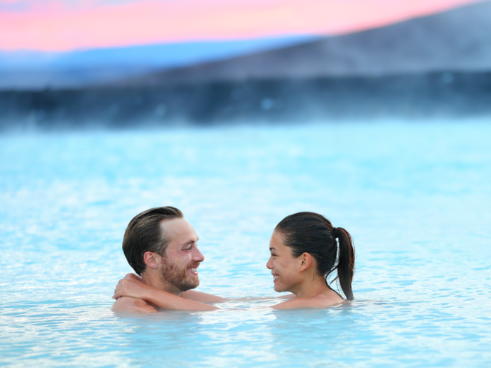 The Blue Lagoon can be a romantic destination for couples.