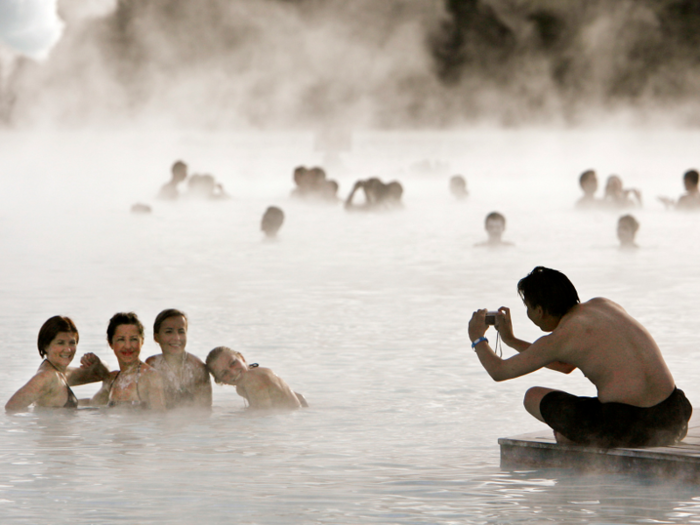 Another commented that the Blue Lagoon was "overly crowded and people constantly filming and flashing."