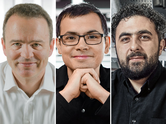 3. Demis Hassabis, Mustafa Suleyman, and Shane Legg, DeepMind founders