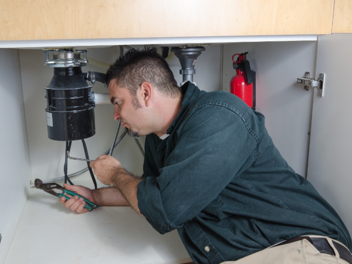 Fixing a sink or toilet