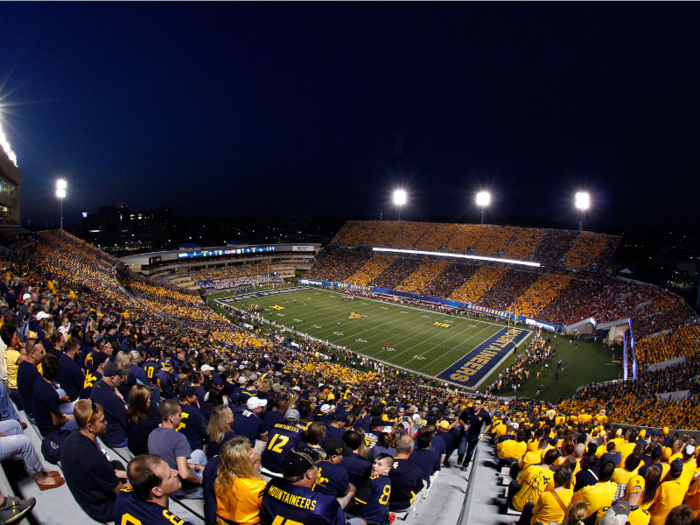 7. Milan Puskar Stadium at the University of West Virginia