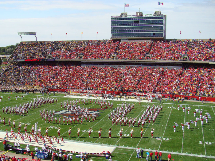 11. Jack Trice Stadium at Iowa State University