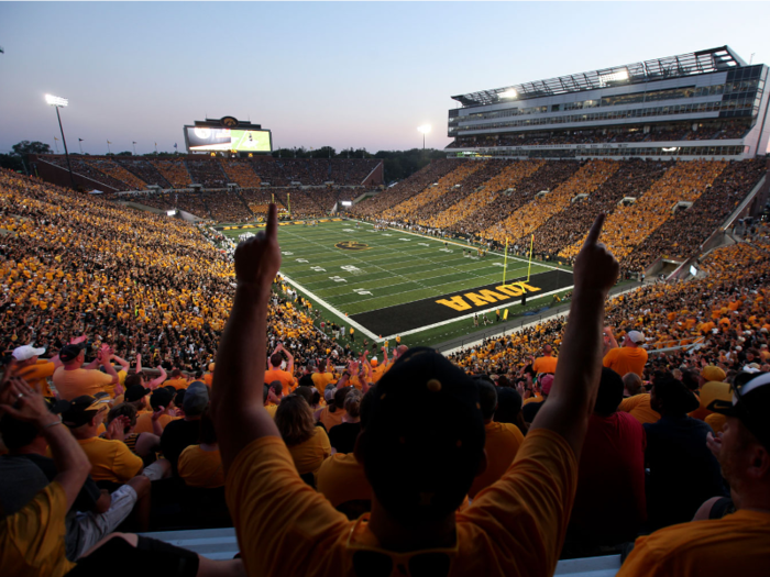 16. Kinnick Stadium at the University of Iowa