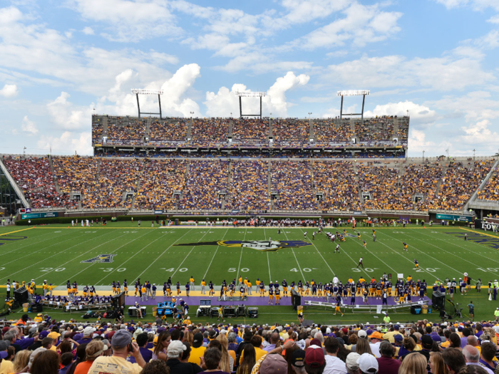 17. Dowdy-Ficklen Stadium at East Carolina University