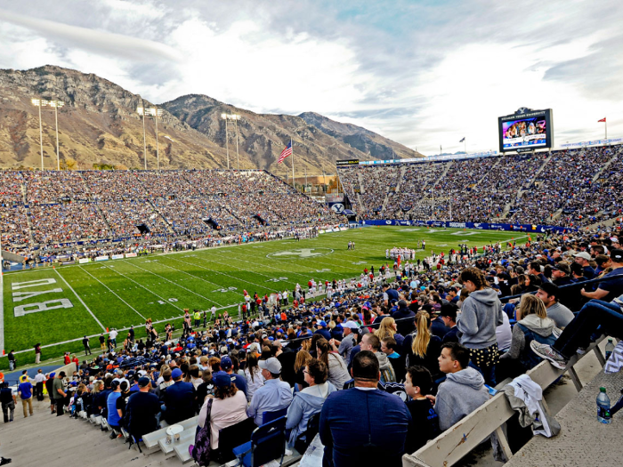 20. LaVell Edwards Stadium at Brigham Young University