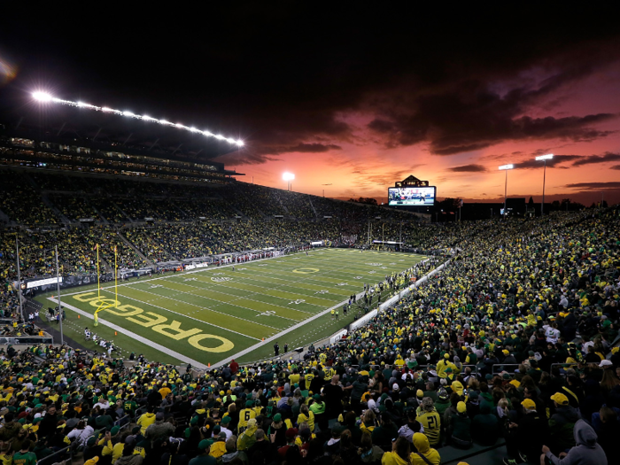 21. Autzen Stadium at University of Oregon