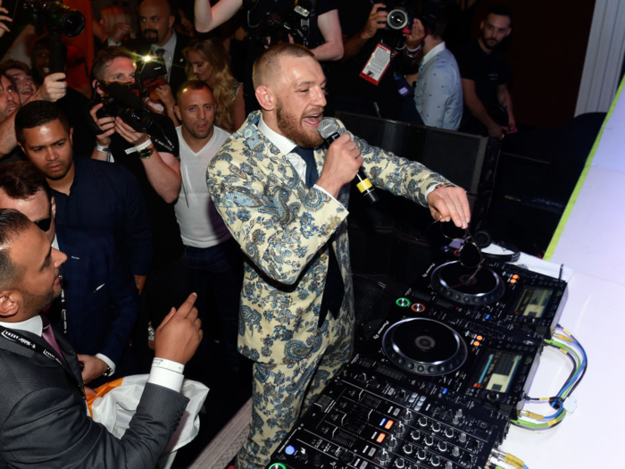 McGregor also has a residency deal with the Wynn Las Vegas for all of his after-parties.