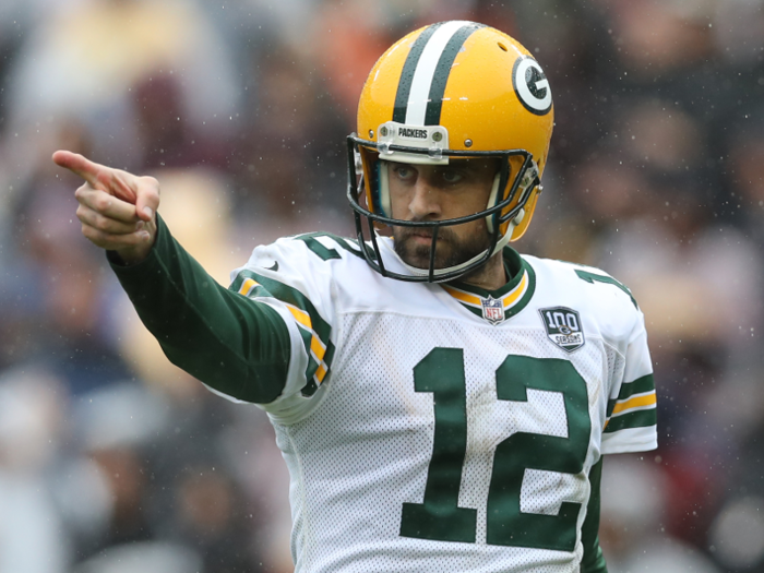 50. Aaron Rodgers — QB, Green Bay Packers