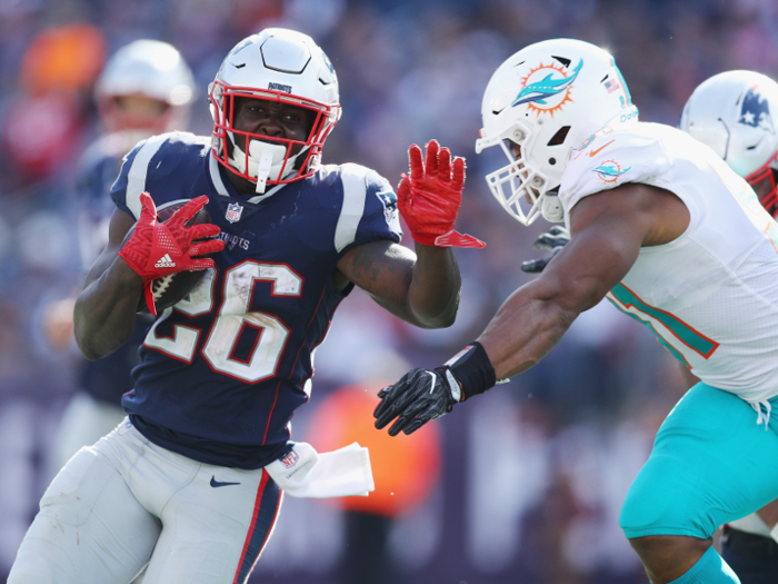 47. Sony Michel — RB, New England Patriots