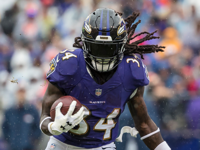 46. Alex Collins — RB, Baltimore Ravens