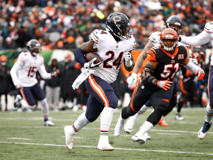 25. Jordan Howard — RB, Chicago Bears