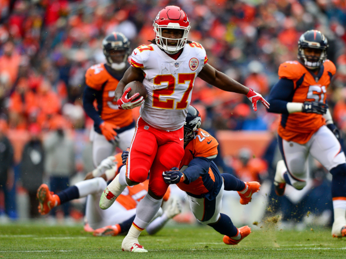 8. Kareem Hunt — RB, Kansas City Chiefs