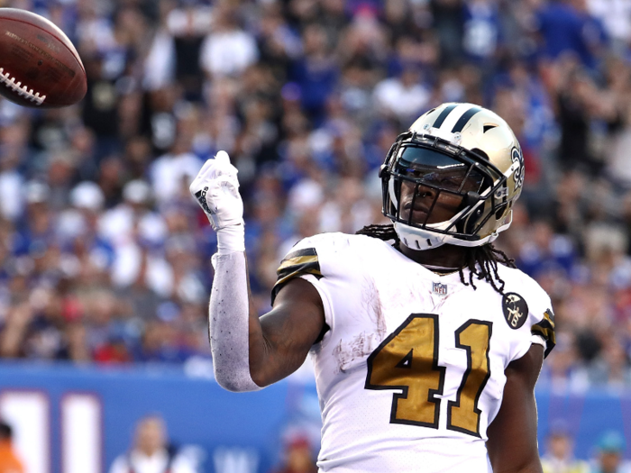 2. Alvin Kamara — RB, New Orleans Saints