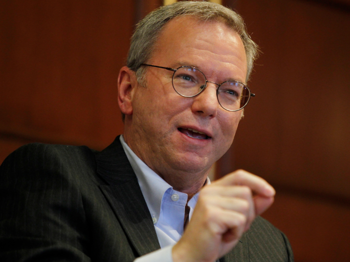 11. Eric Schmidt, former CEO of Google