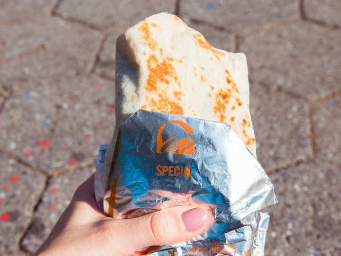 1. Power Menu Burrito — Veggie: The veggie burrito from the Power Menu is vegan without cheese, sour cream, and avocado ranch sauce.